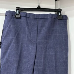 Elie Tahari Karis Pant / Size 0 / Color: Stargazer Multi (Navy Pinstripe) / NWT